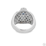 Sapphire Cross Diamond Ring 70420 - Image 6