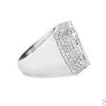 Sapphire Cross Diamond Ring 70421 - Image 4