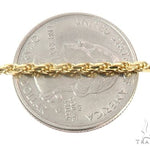 14k Yellow Gold Diamond Cut Solid Rope  18 Inches 2.5mm 70433 - Image 3
