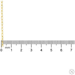 14k Yellow Gold Solid Cable Link Chain 2mm 20 Inches 70444 - Image 5