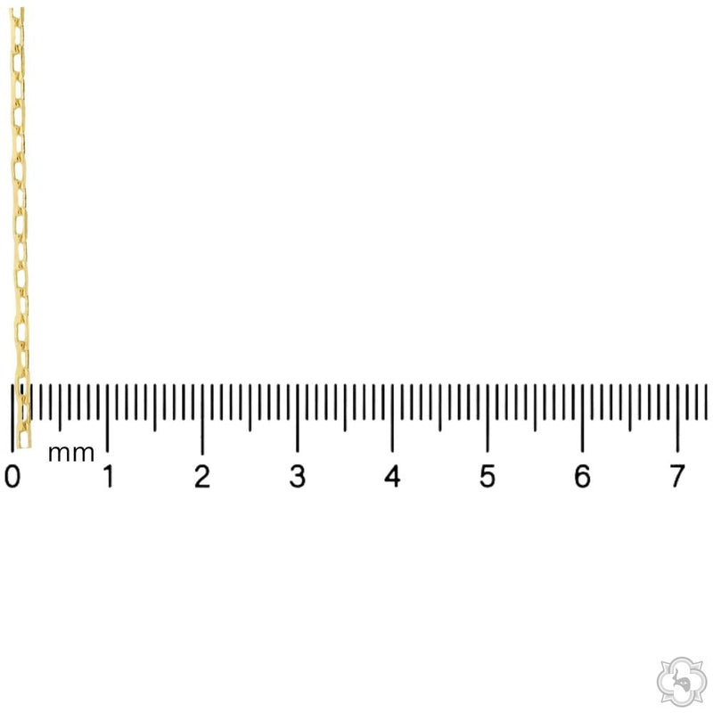 14k Yellow Gold Solid Cable Link Chain 2mm 24 Inches 70446 - Image 5