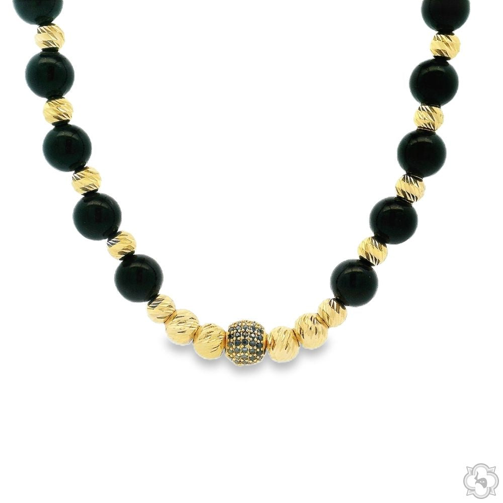 Bead Accent Necklace | TraxNYC