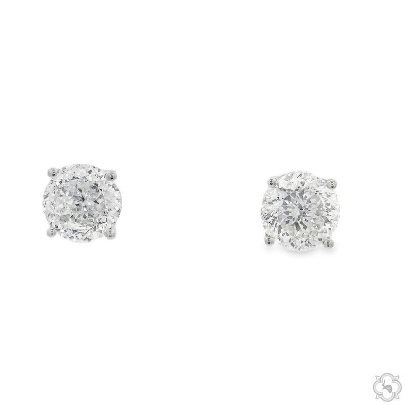 2 CT Portuguese Diamond Earrings 70454 - Image 1