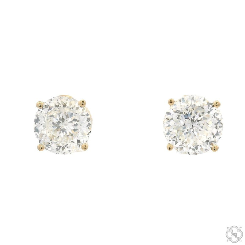 3 CT Portuguese Diamond Earrings 70455 - Image 1