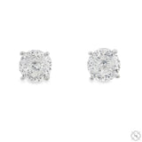 4 Ctw Portuguese-Cut Lab-Grown Diamond Studs 70456
