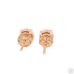 2CT Fancy Pink Portuguese Diamond Earrings 70457 - Image 2