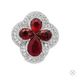 Inferno Crystals Clover Diamond Ring 70460 - Image 1