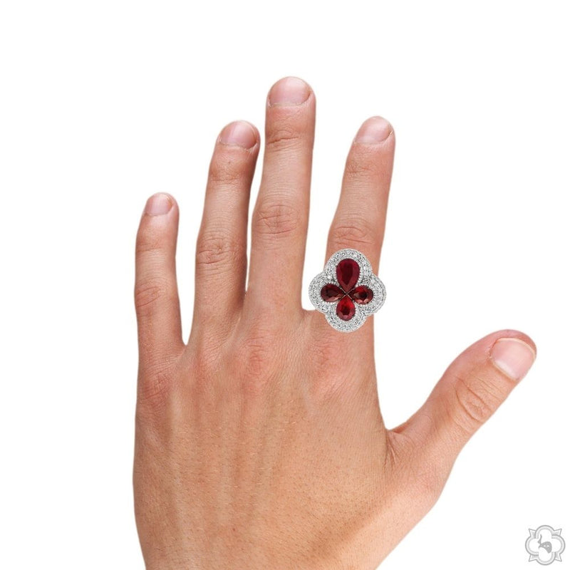 Inferno Crystals Clover Diamond Ring 70460 - Image 5