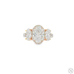 Oval Diamond Engagement Ring 70471 - Image 1