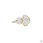 Oval Diamond Engagement Ring 70471 - Image 2