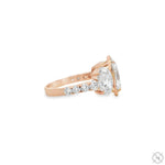 Oval Diamond Engagement Ring 70471 - Image 3