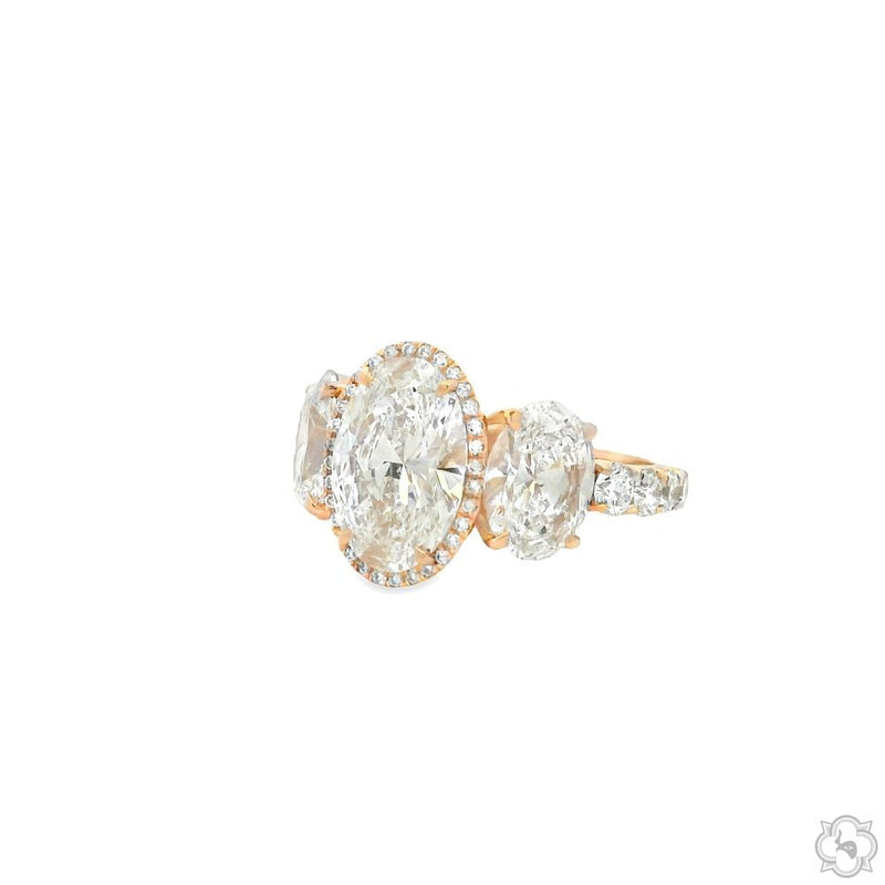 Oval Diamond Engagement Ring 70471 - Image 4