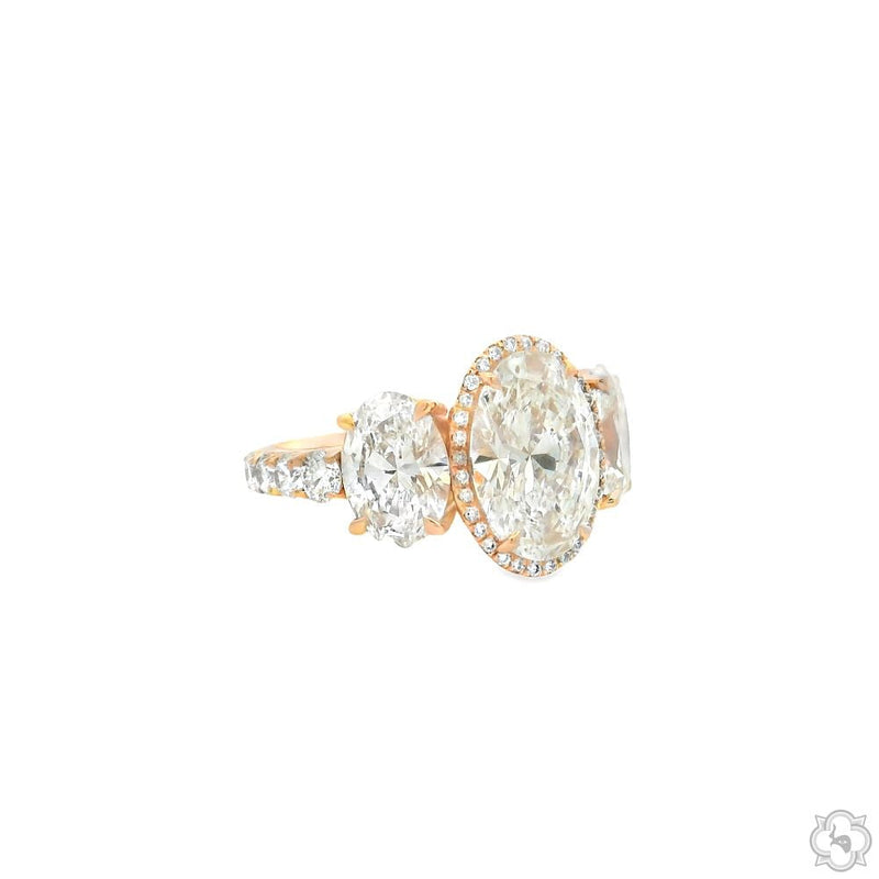 Oval Diamond Engagement Ring 70471 - Image 5