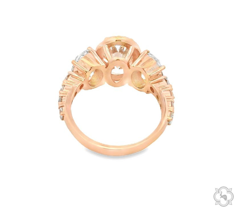 Oval Diamond Engagement Ring 70471 - Image 6