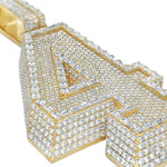 Custom Made Number 4 Diamond Pendant 70472 - Image 3