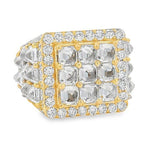 UpSide Down Asscher Diamond Birthday Pinky Ring 70474 - Image 2
