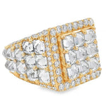 UpSide Down Asscher Diamond Birthday Pinky Ring 70474 - Image 3