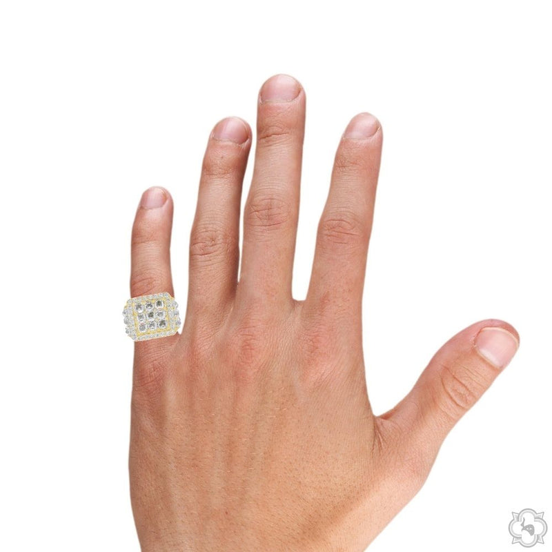 UpSide Down Asscher Diamond Birthday Pinky Ring 70474 - Image 7