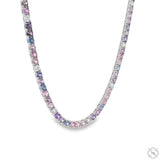 14K Gold 10 Pointer Cotton Candy Tennis Chain 70485