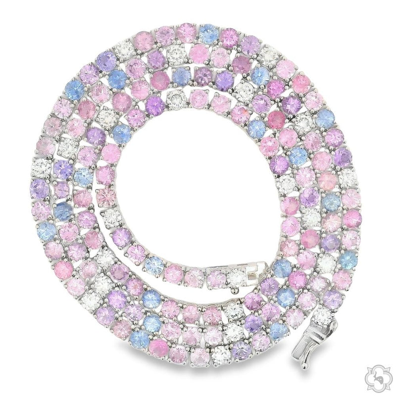 Cotton Candy Tennis Chain 70485 - Image 5