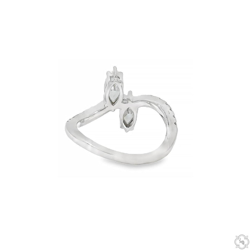 14K Gold Celestial Dual Marquise Lab-Grown Diamond Ring, photo 6 of 8