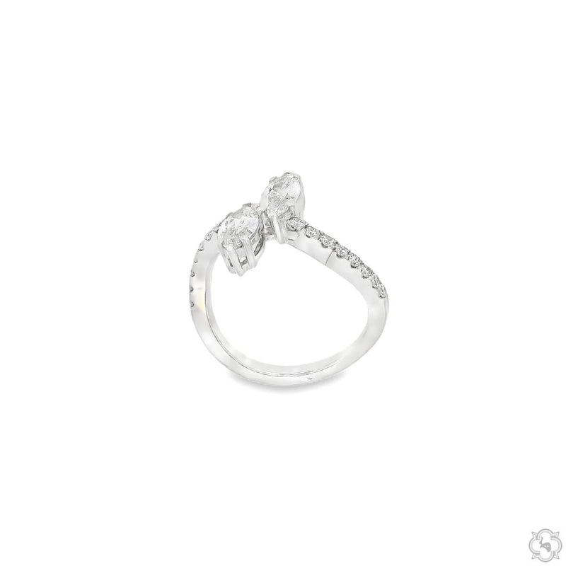 14K Gold Celestial Dual Marquise Lab-Grown Diamond Ring, photo 7 of 8