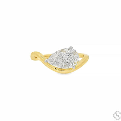 Pear Twist Diamond Ring 70505 - Image 1