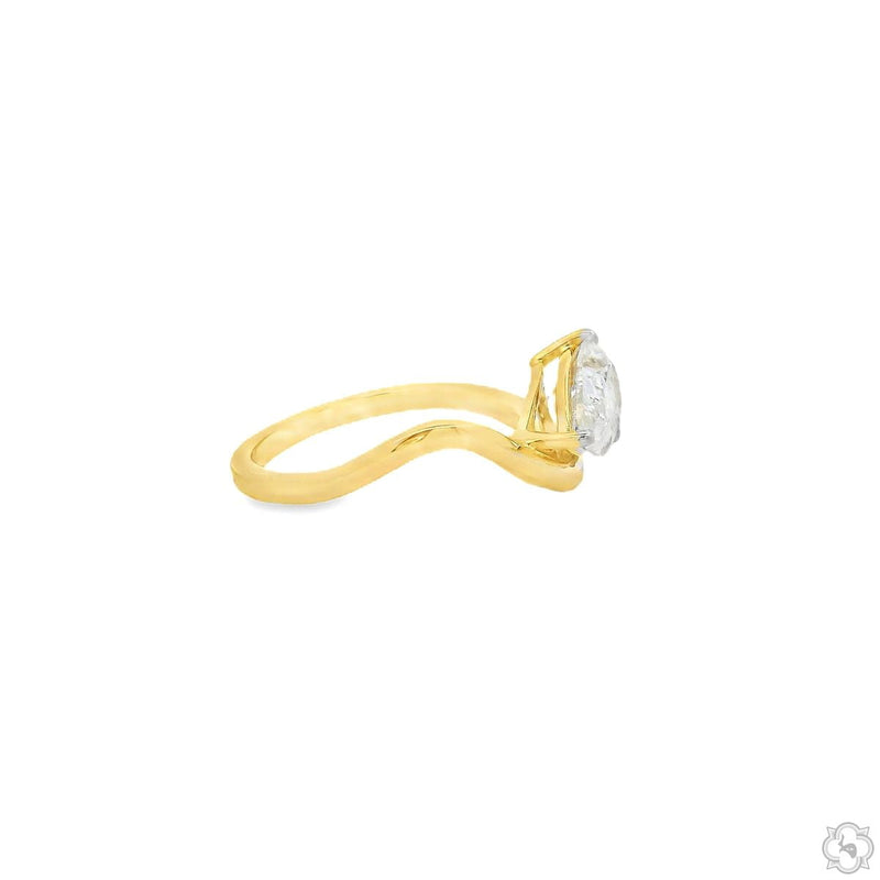 Pear Twist Diamond Ring 70505 - Image 5