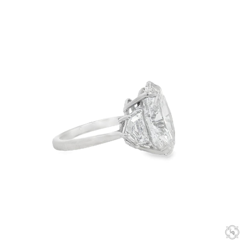 Oval Diamond Engagement Ring 70513 - Image 3
