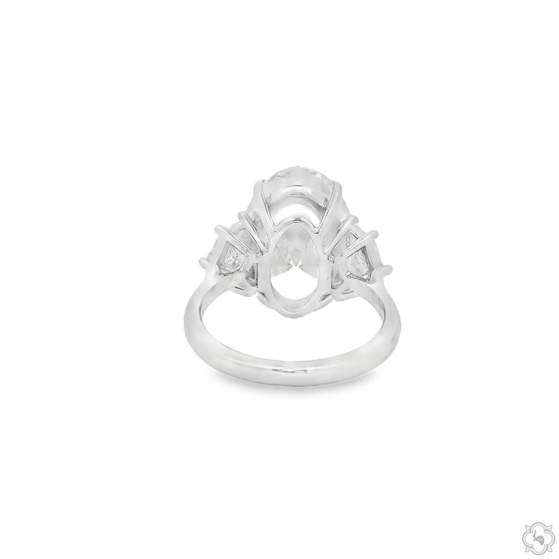 Oval Diamond Engagement Ring 70513 - Image 4