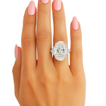 Oval Diamond Engagement Ring 70513 - Image 6