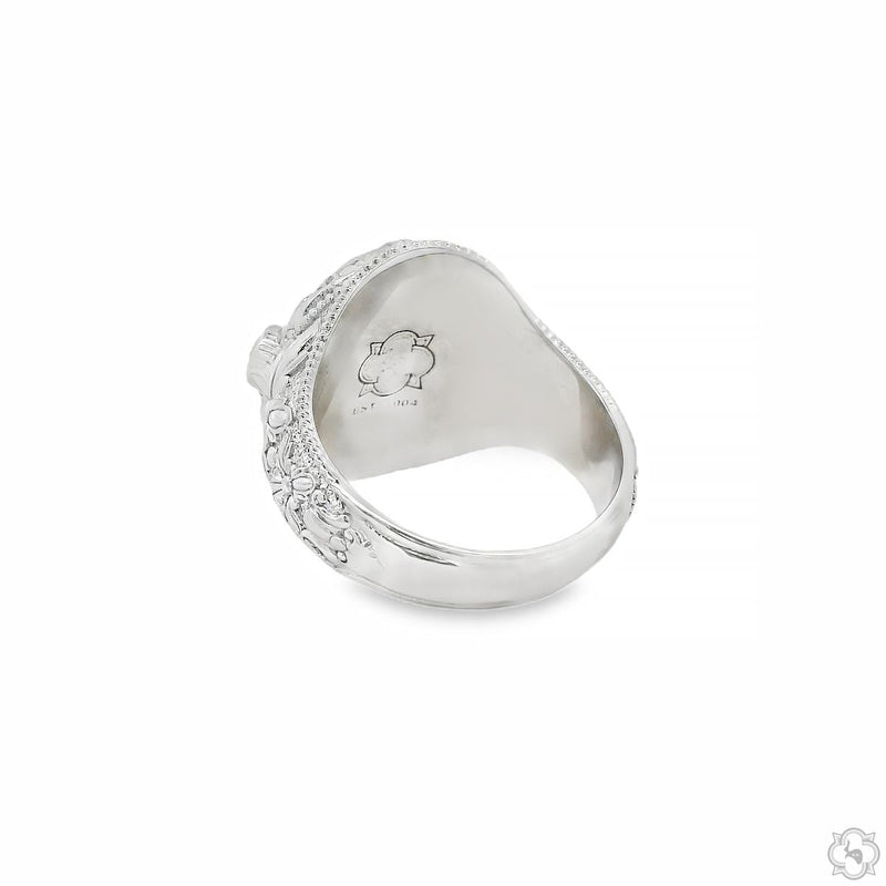 Emerald Crest Filigree Ring, photo 5 of 9