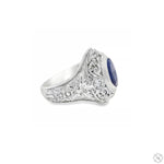 Sapphire Crest Filigree Ring 70517 - Image 4