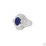 Sapphire Crest Filigree Ring 70517 - Image 6