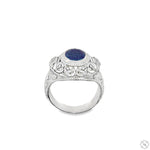 Sapphire Crest Filigree Ring 70517 - Image 8