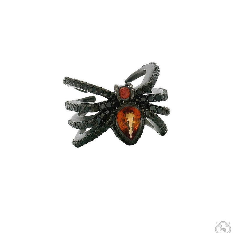 Ember Fang Spider Ring .925 Silver 70523 - Image 2