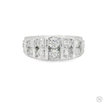 Double Row Diamond Band Ring 70525 - Image 1