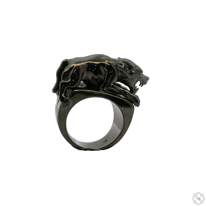 Alpha Wolf Ring .925 Silver 70528 - Image 6