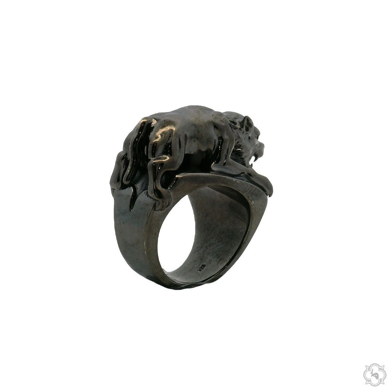 Alpha Wolf Ring .925 Silver 70528 - Image 7