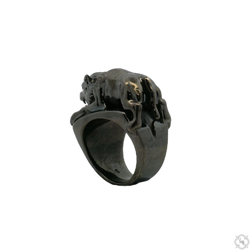 Alpha Wolf Ring .925 Silver 70528 - Image 8