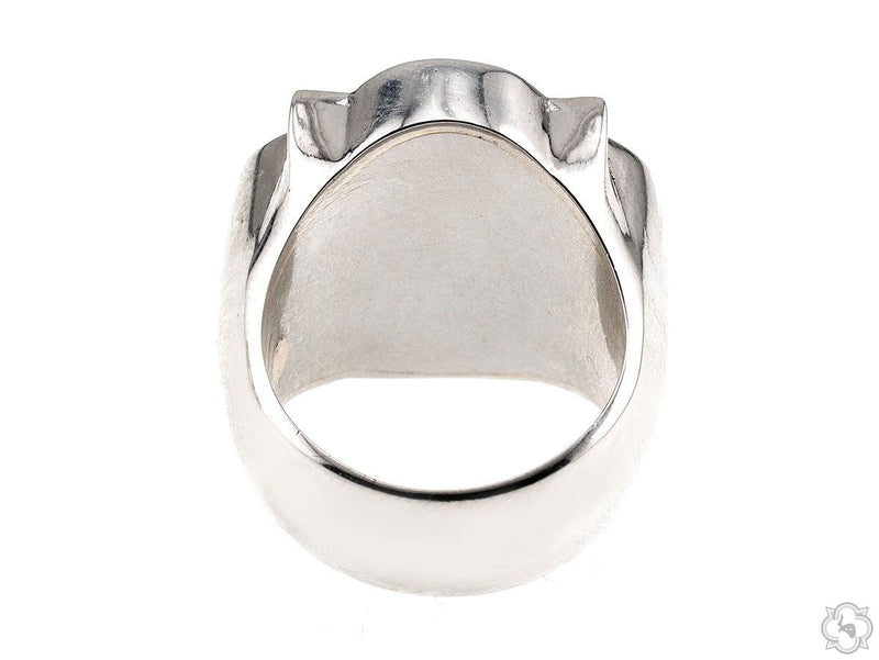 TraxNYC Logo Ring Platinum 70529 - Image 5