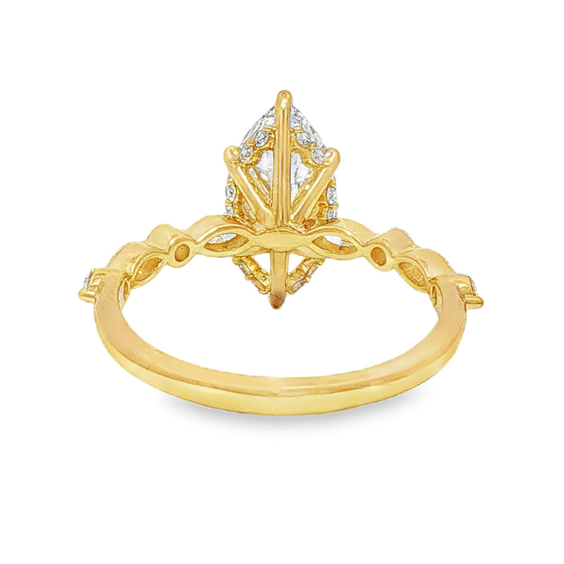 Marquise Diamond Engagement Ring  2 CT 71343