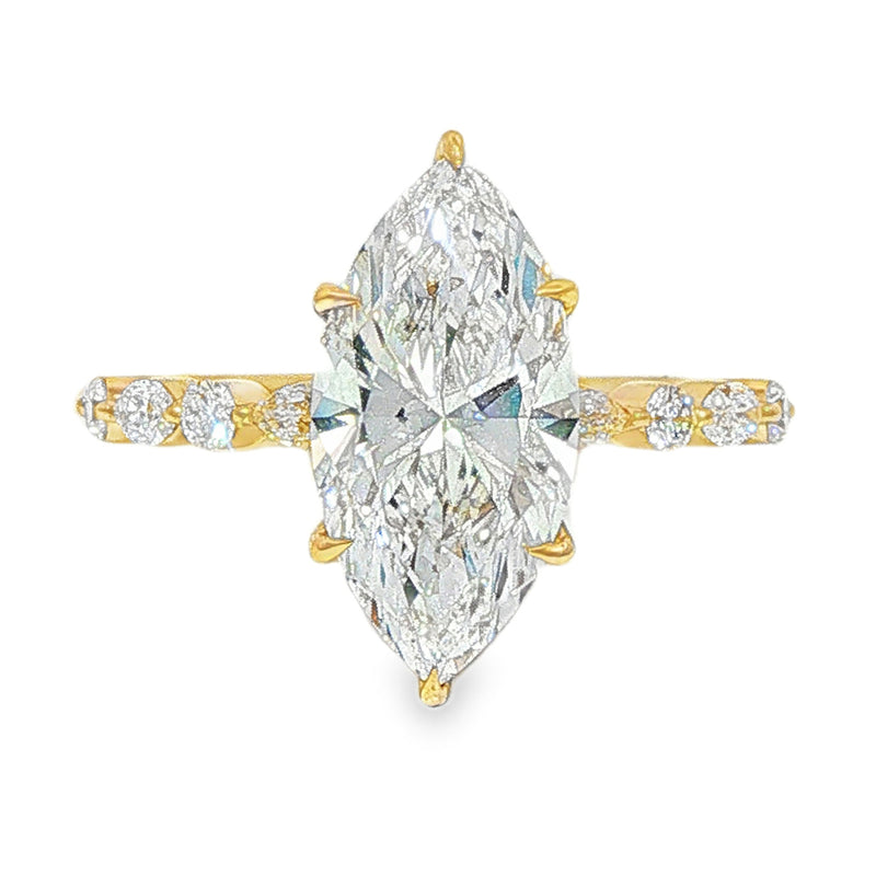 Marquise Diamond Engagement Ring 3 CT 71345