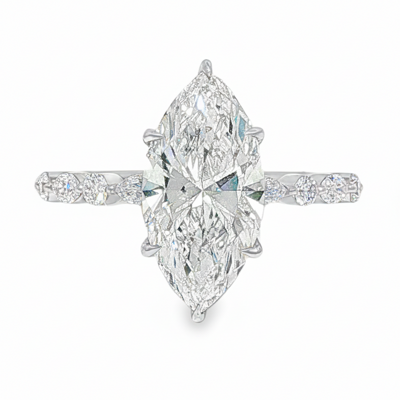 Marquise Diamond Engagement Ring 3 CT 71345