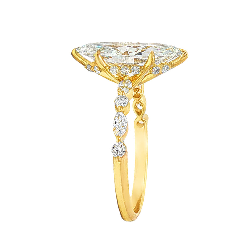 Marquise Diamond Engagement Ring 2.50 CT 71344