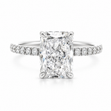 14K Gold Radiant Lab-Grown Diamond Engagement Ring 70950