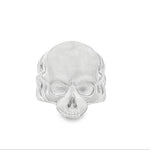 Gothic Silver Skull Ring 71132