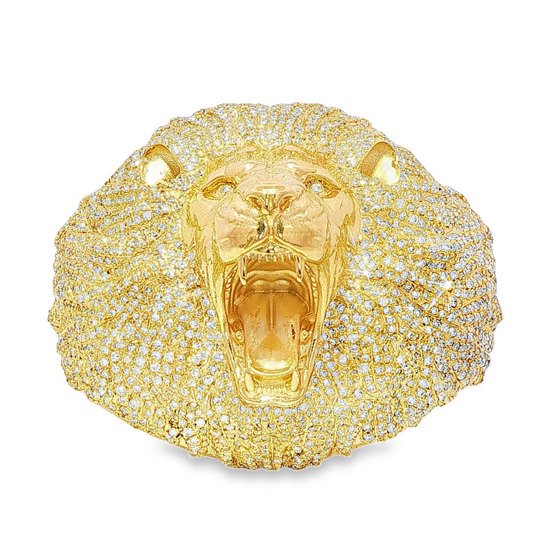 Lion Power Diamond Ring 71140