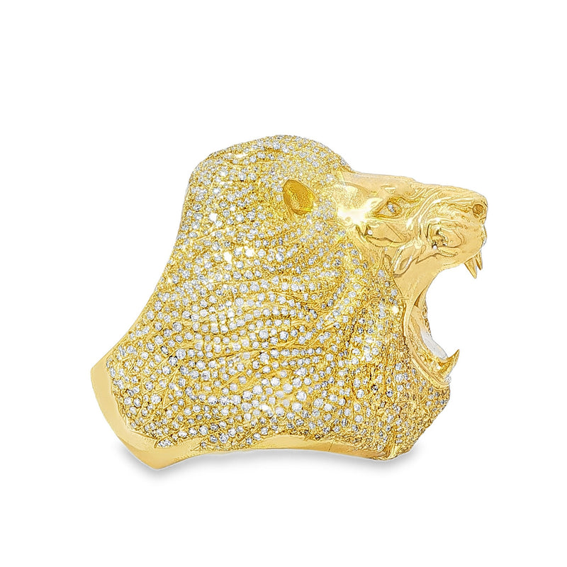 Lion Power Diamond Ring 71140