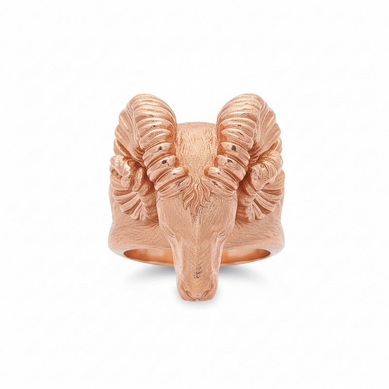 Ram Head Statement Ring 71126